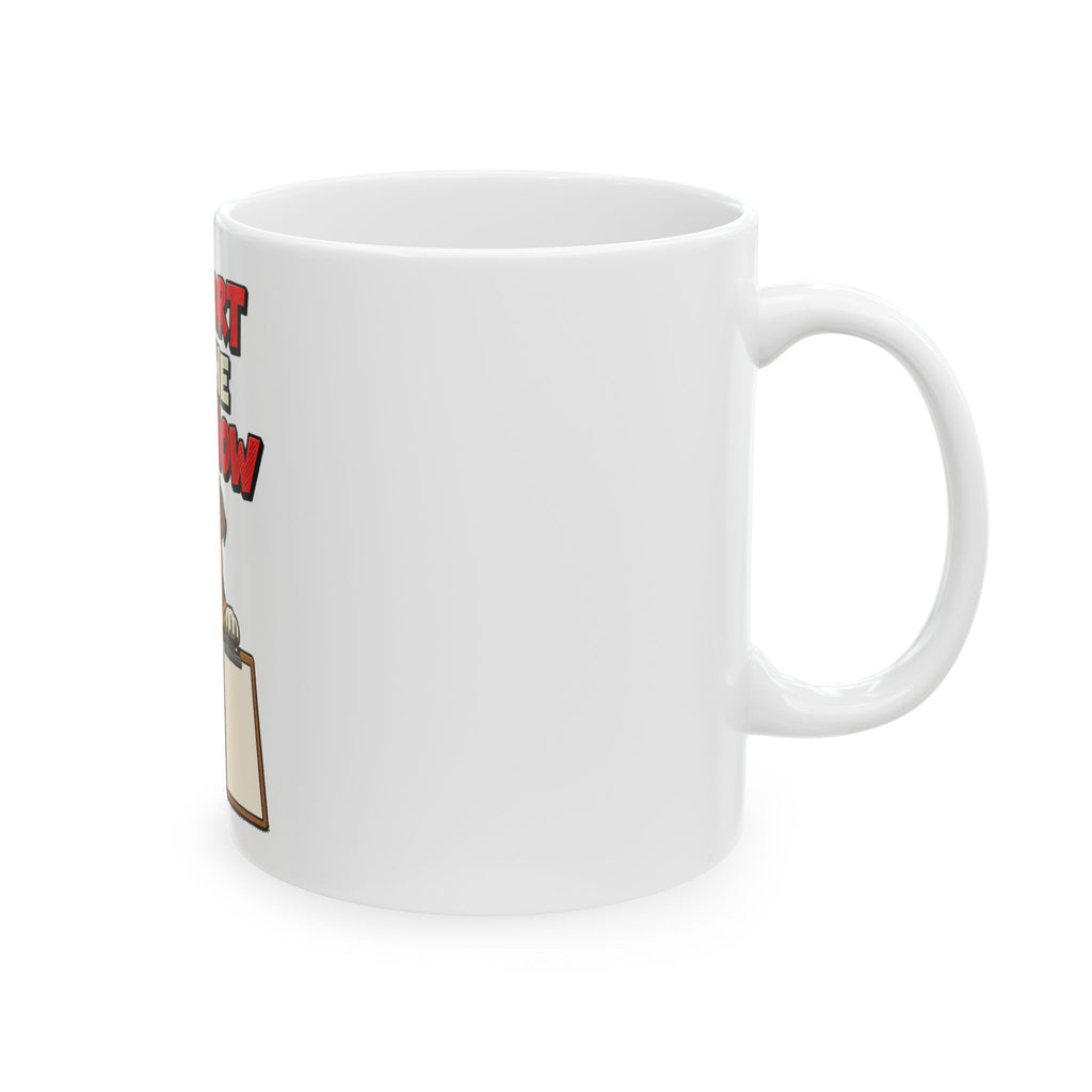 I Report To The Dog Now Mug, Funny Retirement Gift for Coworker, Retired Christmas Gift, Coffee Mug 11oz 15oz