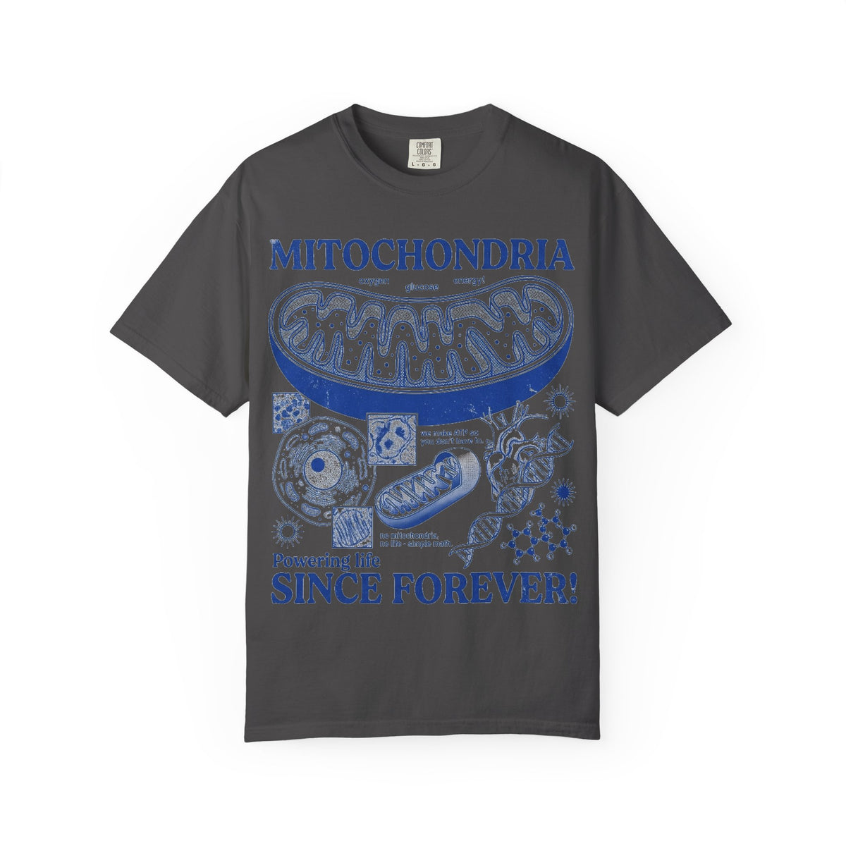 Mitochondria Powering Life Since Forever Shirt, Funny Biology Teacher Tee, Science Nerd Shirt, Student Gift