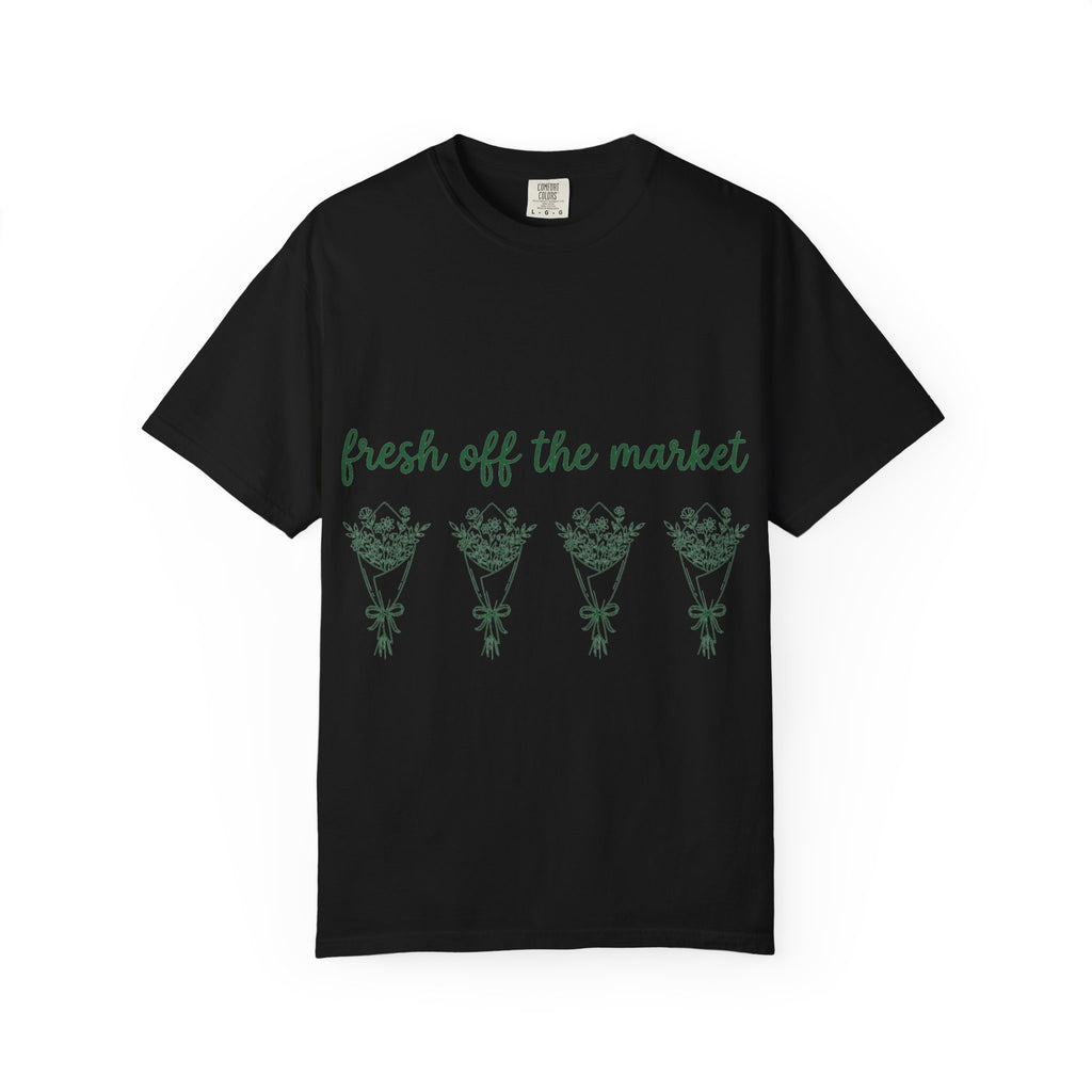 Fresh Off The Market Shirt, Line Art Flower Bouquet Tee, Newly Single Funny Shirt, Divorce Gift