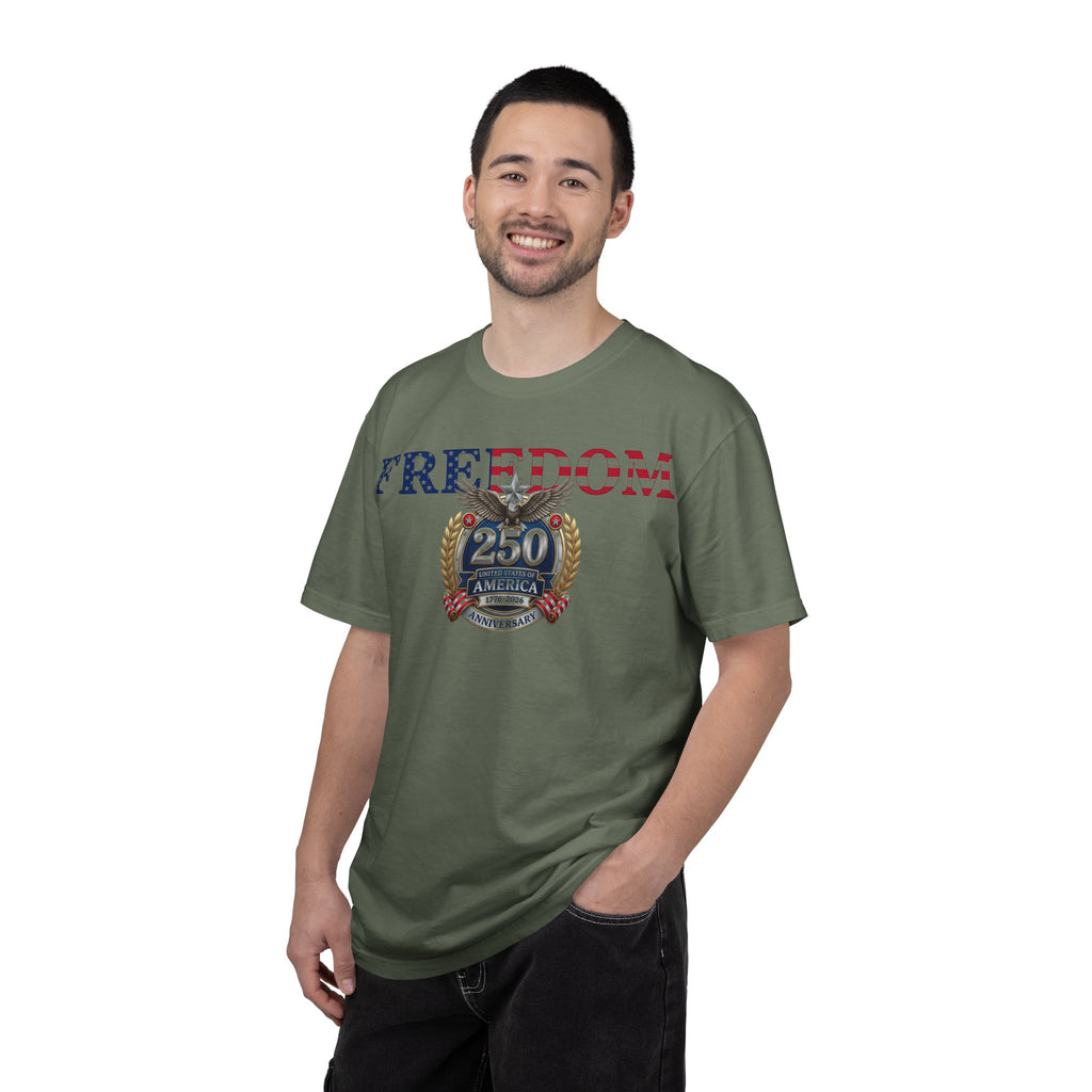 Freedom America 250 Shirt, Semiquincentennial 1776-2026 Tee, Patriotic Anniversary Shirt, Fourth Of July Gift