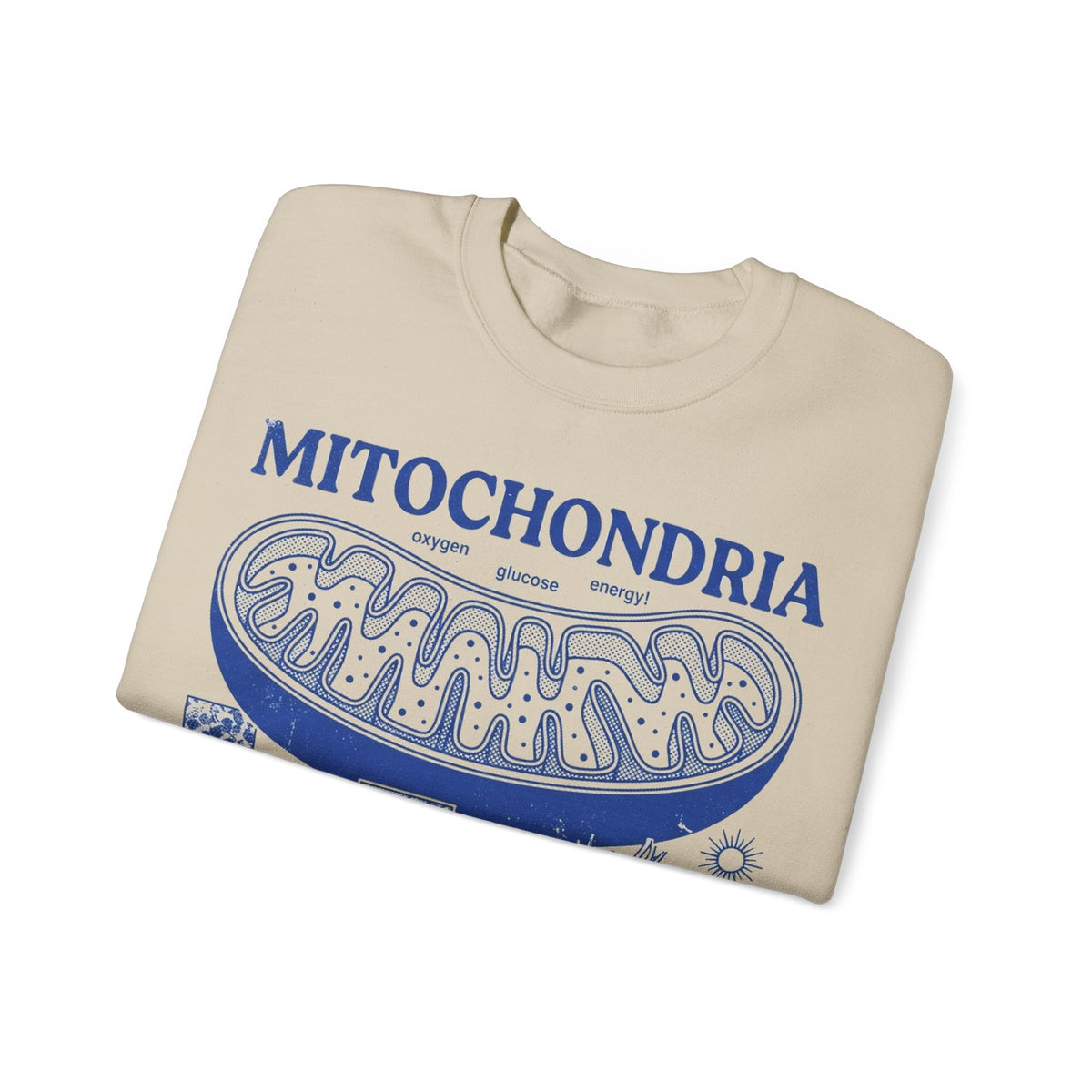 Mitochondria Powering Life Since Forever Sweatshirt, Retro Science Diagram Sweatshirt, Biology Teacher Gift, Science Nerd Sweatshirt, Cell B