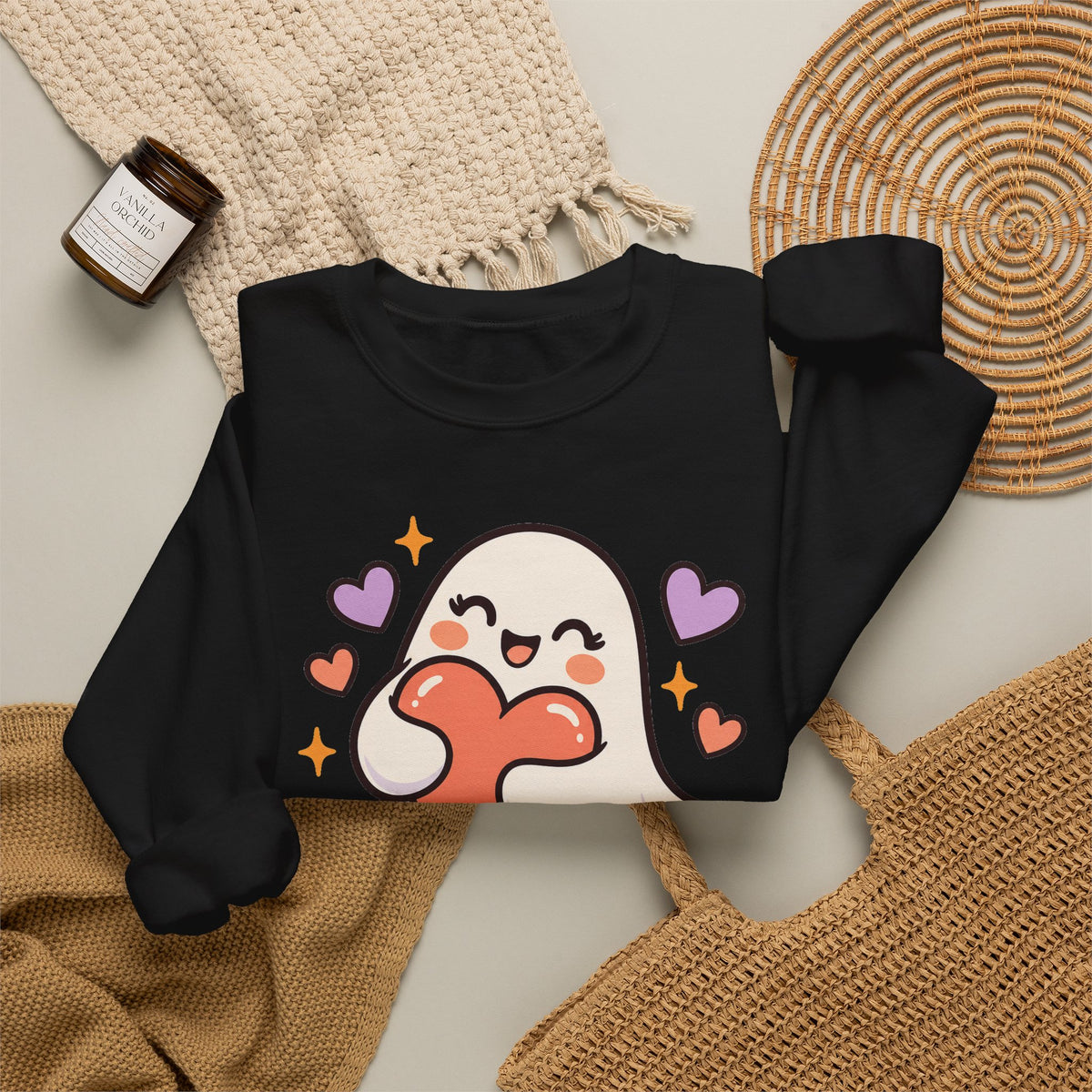 Emotional Support Ghost Sweatshirt | Funny Halloween Sweatshirt | Spooky Season Sweatshirt | Sarcastic Halloween Gift | Halloween 2026