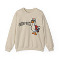 Cuff 'Em Duck Nurse Sweatshirt, Funny Blood Pressure Duck Sweatshirt, Nurse Humor Gift, CNA Med Tech Sweatshirt, Cool Duck Sunglasses Nursin