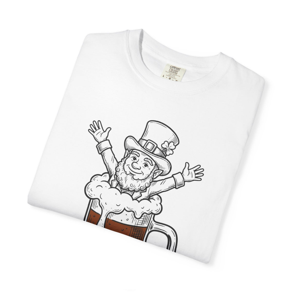 Drinks Well With Others Shirt, Funny Leprechaun Beer Tee, St Patricks Day Pub Shirt, Irish Gift