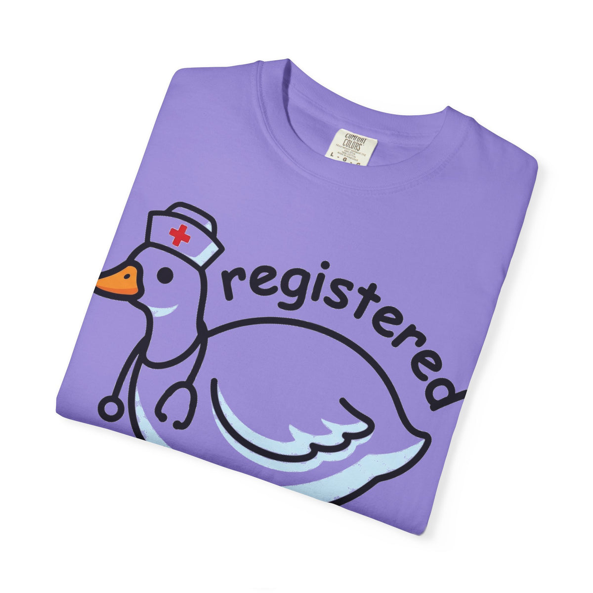 Registered Silly Goose Wide Shirt, Long Neck Nurse Goose Tee, Funny Nurse Shirt, RN Gift