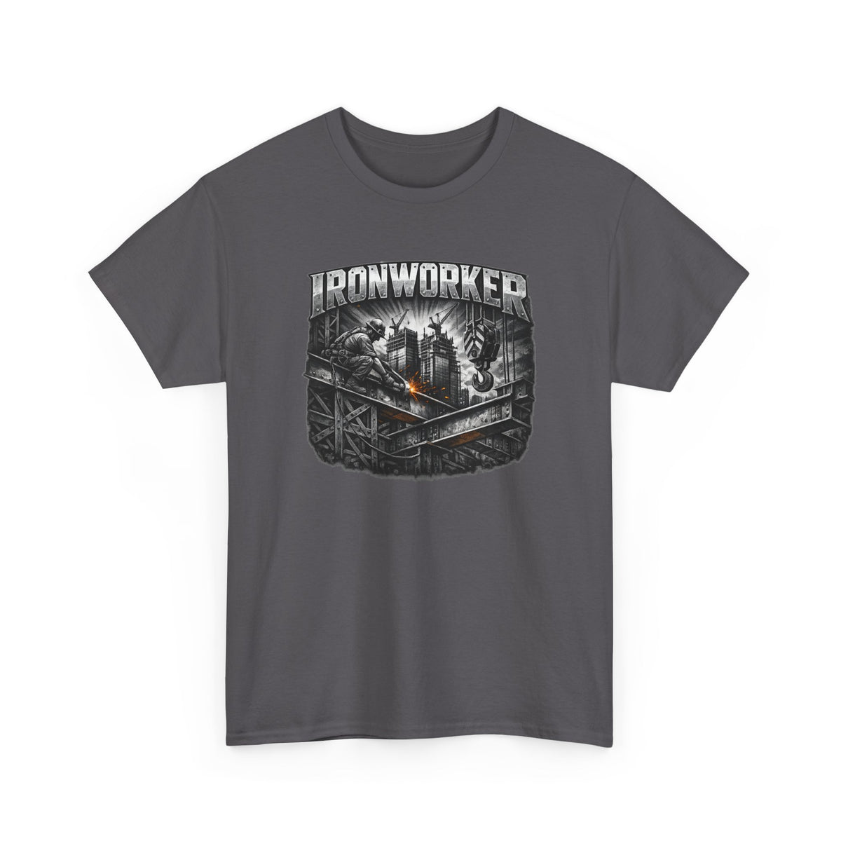 Ironworker Shirt, Steel Worker Graphic Tee, Construction Crew Gift