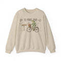 Off To Make Map Greater Than 65 Frog Sweatshirt, ICU Nurse Sweatshirt, Critical Care Nurse Gift, Funny Frog Bicycle Nurse Sweatshirt, Cardia