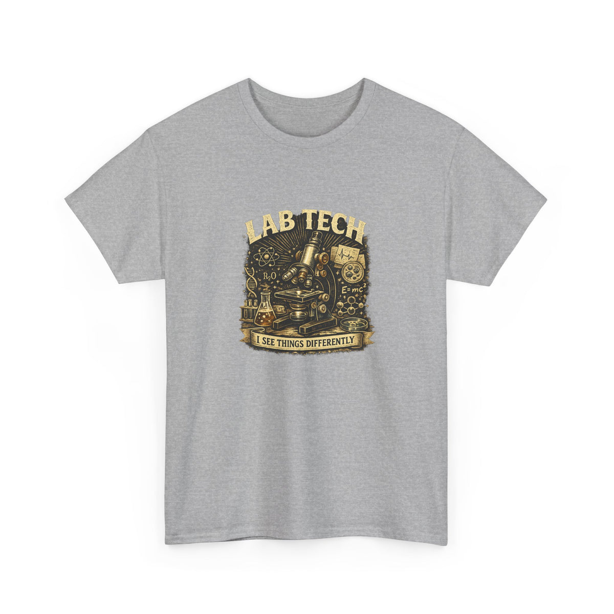 Lab Tech T-Shirt — "I Make Things Different" Vintage Science Tee