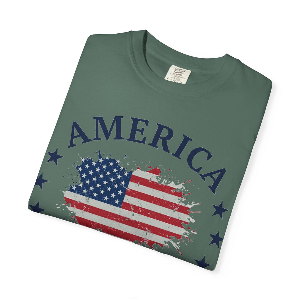 America 1776 2026 Shirt, Distressed Flag Oval Tee, Patriotic 250th Anniversary Shirt, Fourth Of July Gift