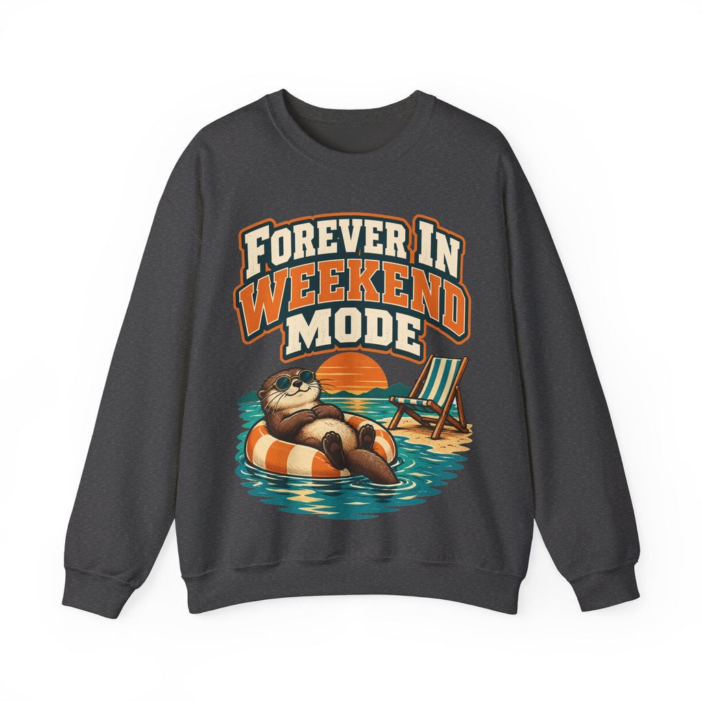 funny retirement Sweatshirt Forever In Weekend Mode Sweatshirt, Funny Retirement Gift Graphic Sweatshirt,