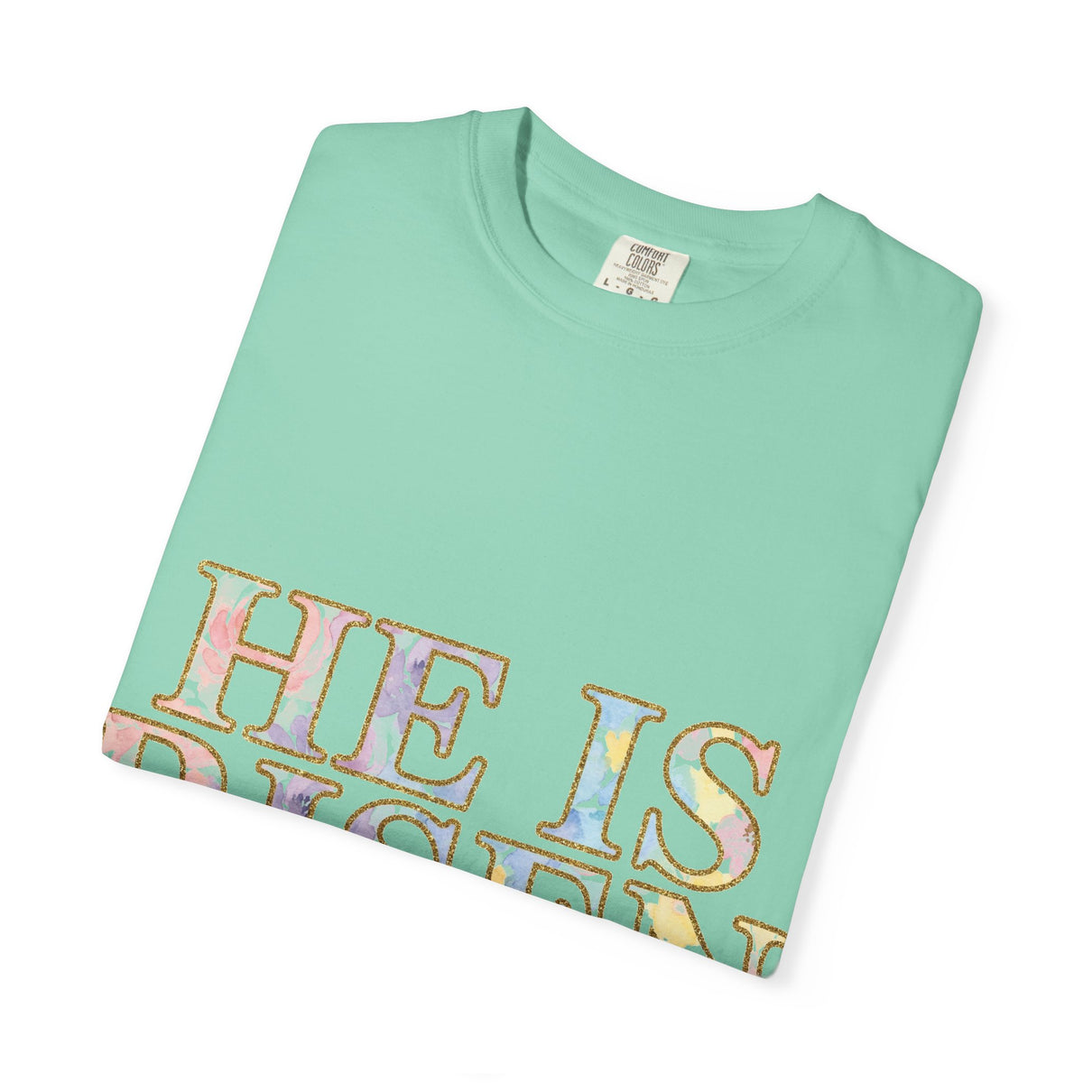 He Is Risen Shirt, Matthew 28:6 Easter Tee, Watercolor Christian Easter Shirt, Faith Gift
