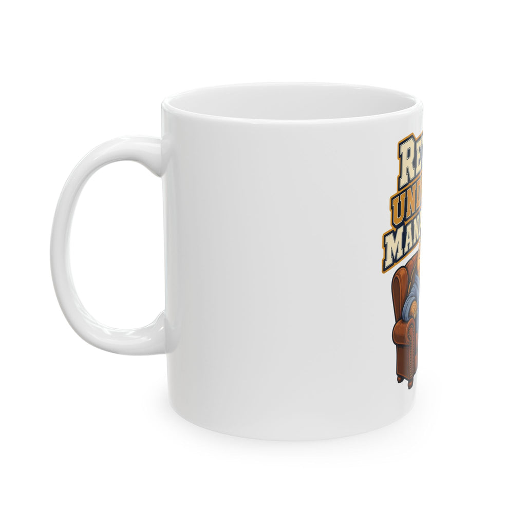 Retired Under New Management Mug, Funny Retirement Gift for Coworker, Retired Christmas Gift, Coffee Mug 11oz 15oz