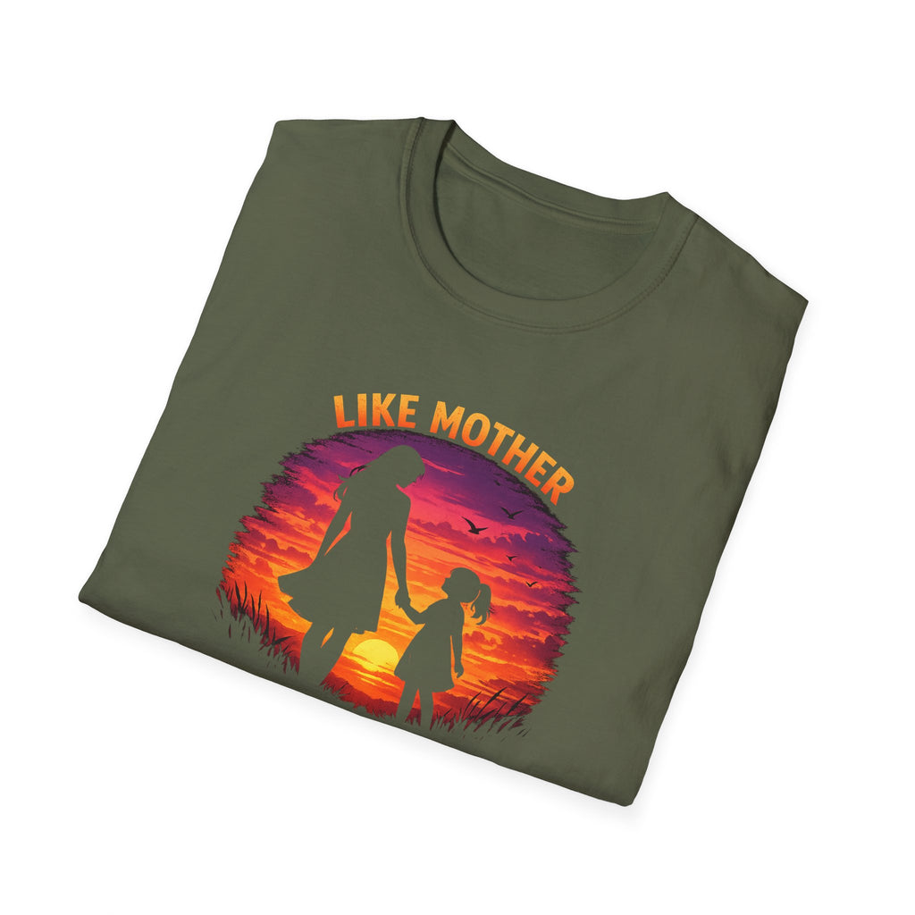 Like Mother Like Daughter T-Shirt — Sunset Silhouette Mother's Day Tee