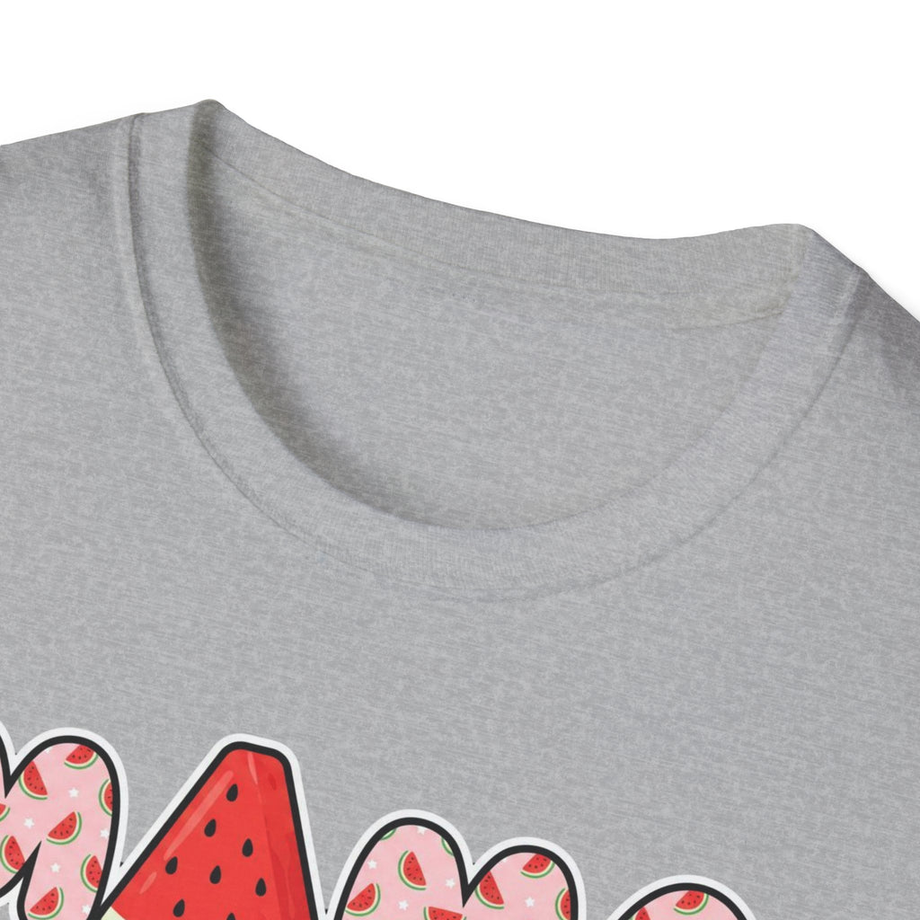Mama Shirt, Watermelon Letters Summer Mom Tee, Mothers Day Gift