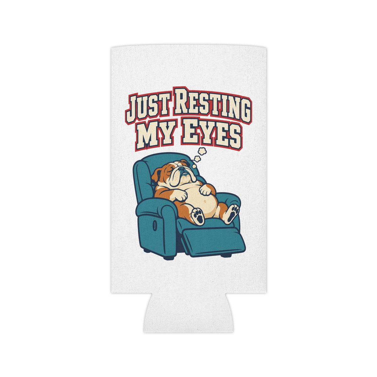 Just Resting My Eyes Can Cooler, Funny Beer Can Sleeve, Dad Gift Stocking Stuffer