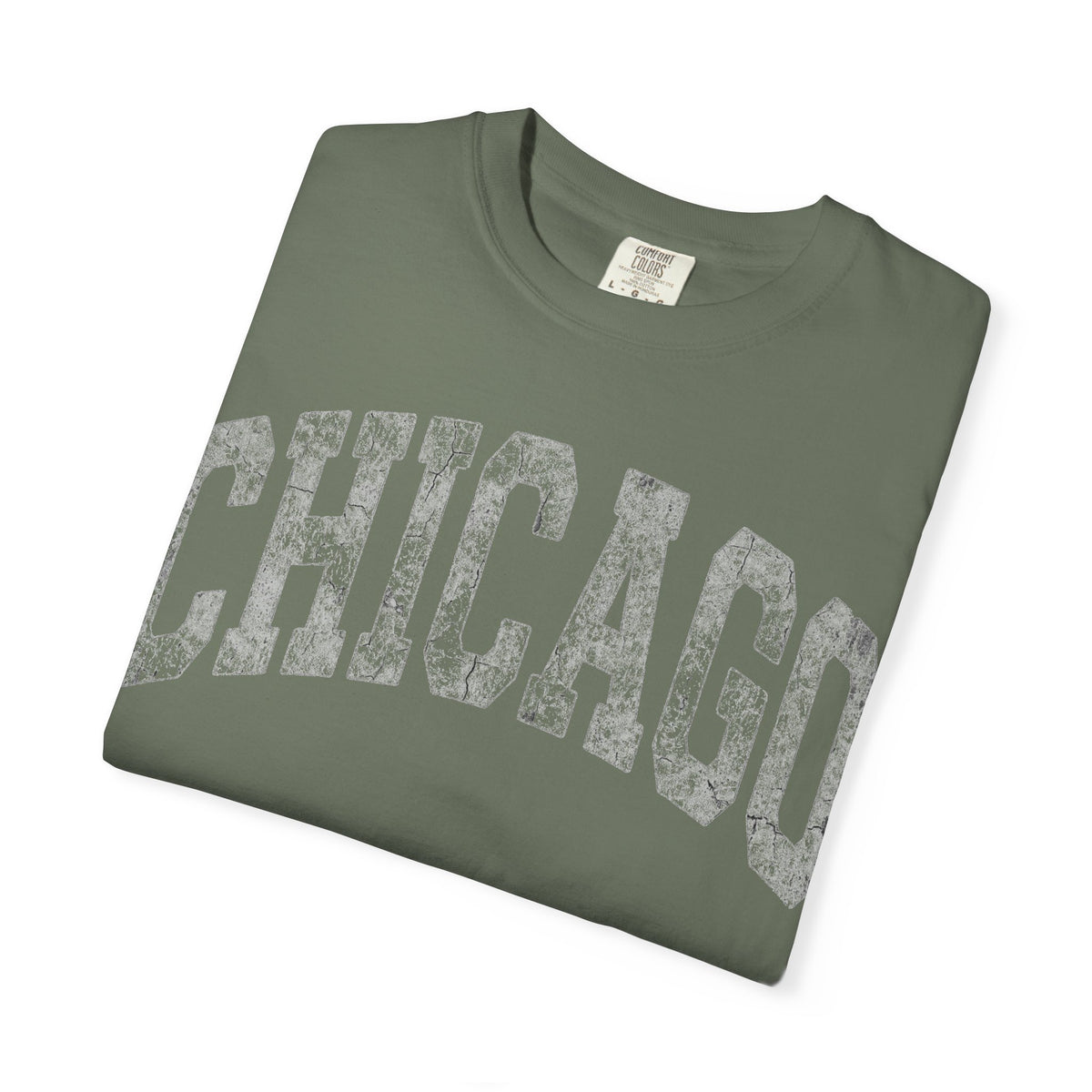 Chicago Vintage Shirt, Distressed Varsity Chicago Tee, Illinois Home City Shirt, Chicago Gift