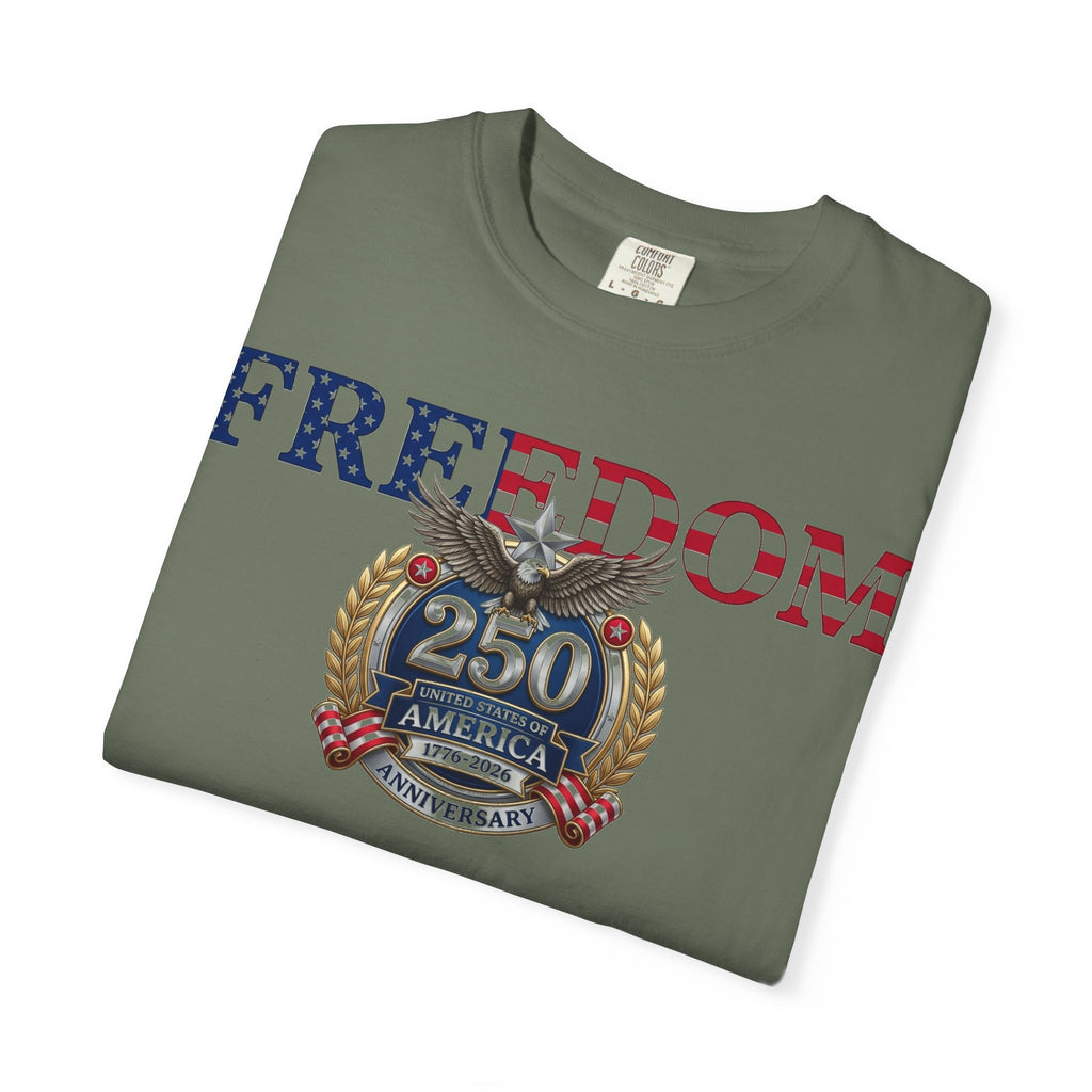 Freedom America 250 Shirt, Semiquincentennial 1776-2026 Tee, Patriotic Anniversary Shirt, Fourth Of July Gift