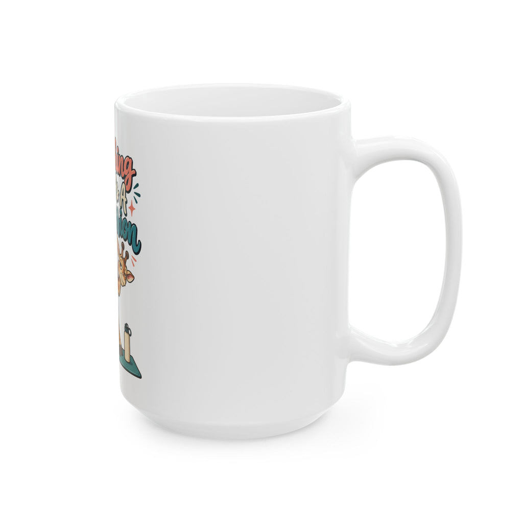 Stretching Counts As A Full Session Mug, Funny Gym Lover Gift for Him Her, Workout Christmas Gift, Coffee Mug 11oz 15oz