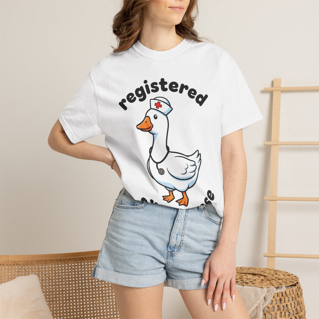 Registered Silly Goose Bold Shirt, Nurse Cap Goose Tee, Funny RN Humor Shirt, Nurse Gift