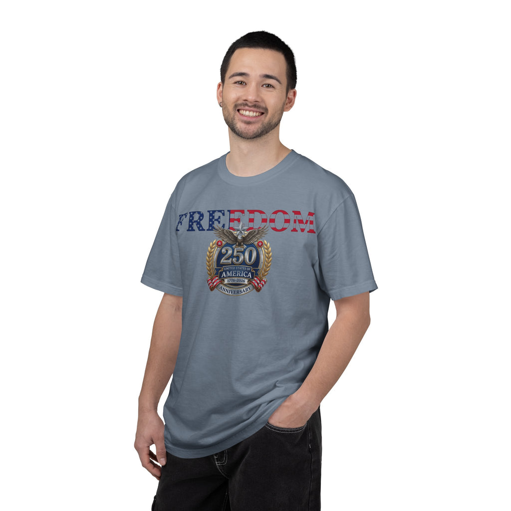 Freedom America 250 Shirt, Semiquincentennial 1776-2026 Tee, Patriotic Anniversary Shirt, Fourth Of July Gift