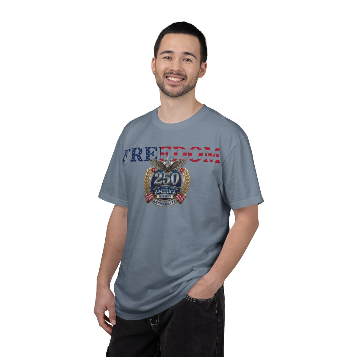 Freedom America 250 Shirt, Semiquincentennial 1776-2026 Tee, Patriotic Anniversary Shirt, Fourth Of July Gift