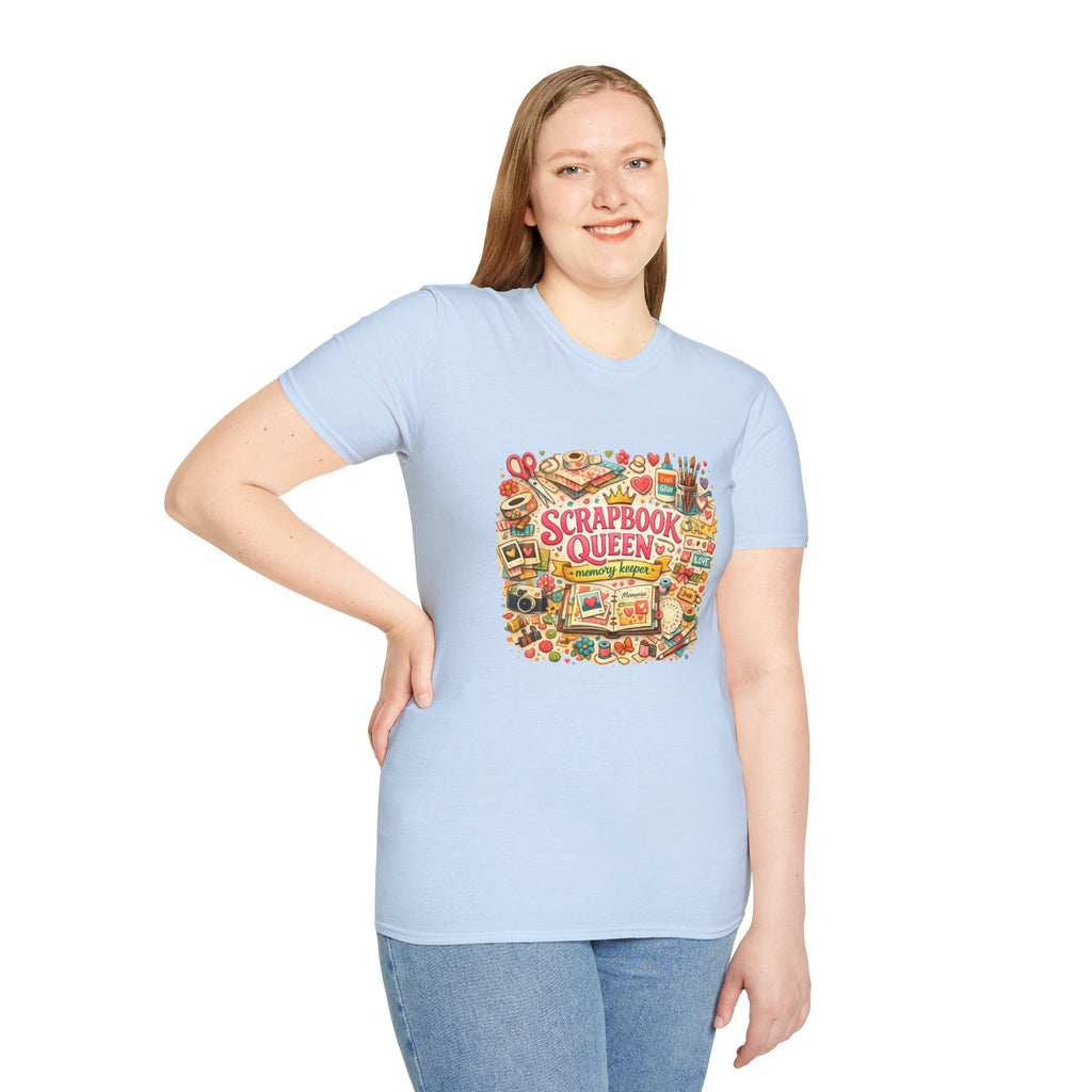 Scrapbook Queen T-Shirt — Crafting Lover Graphic Tee