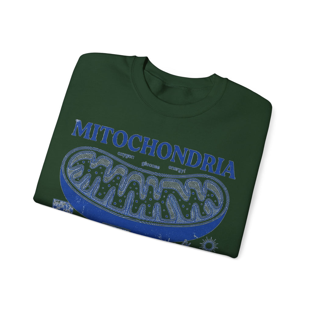 Mitochondria Powering Life Since Forever Sweatshirt, Retro Science Diagram Sweatshirt, Biology Teacher Gift, Science Nerd Sweatshirt, Cell B