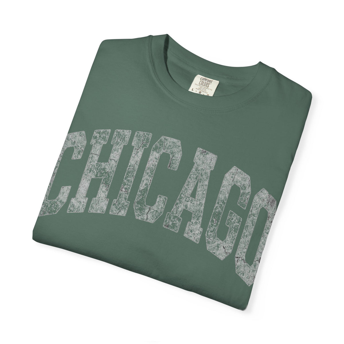 Chicago Vintage Shirt, Distressed Varsity Chicago Tee, Illinois Home City Shirt, Chicago Gift