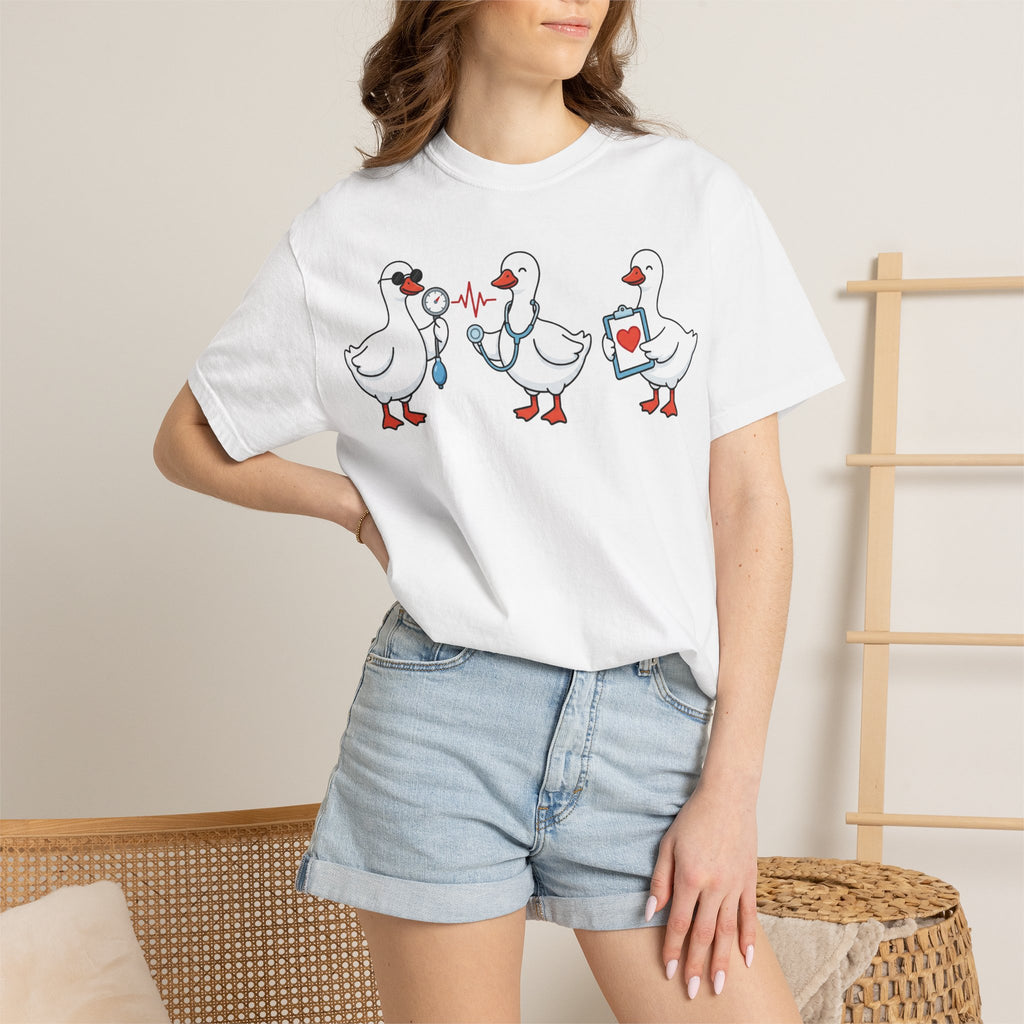 Silly Goose Nurse Squad Shirt, Funny Nurse Geese Tee, Stethoscope Goose Shirt, Nurse Team Gift