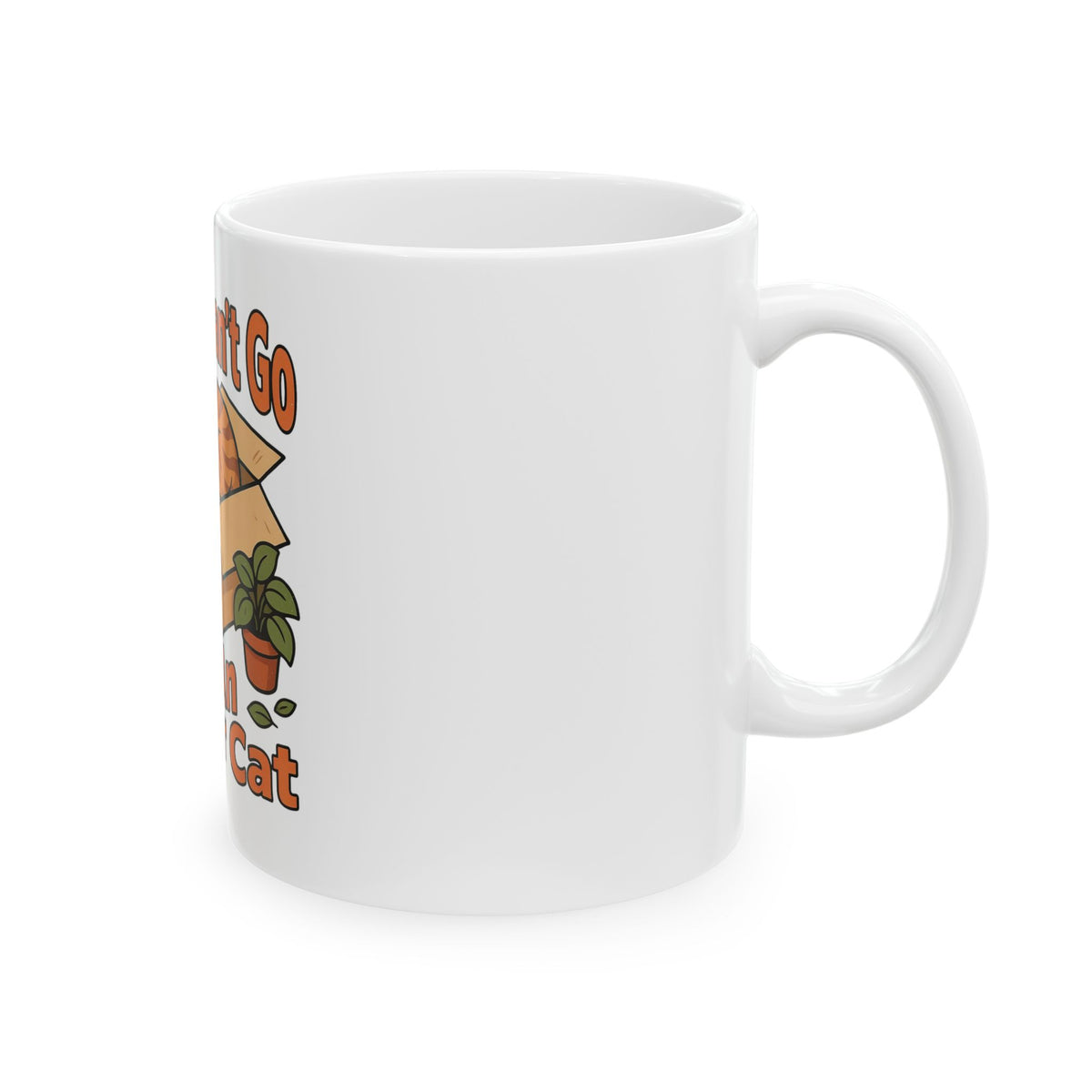Sorry I Can't Go I'm An Indoor Cat Mug, Funny Introvert Gift for Friend, Homebody Christmas Gift, Coffee Mug 11oz 15oz