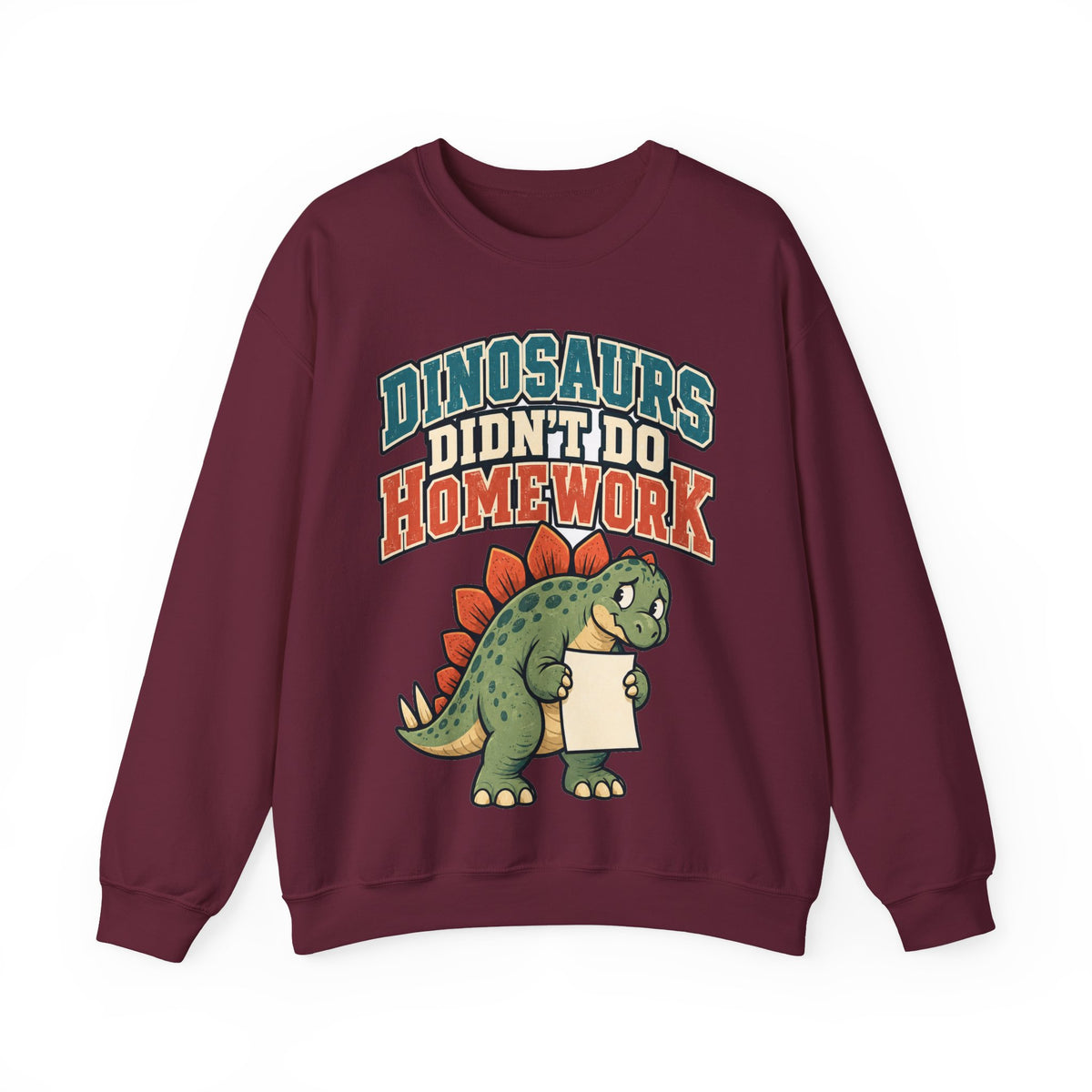 funny teacher Sweatshirt Dinosaurs Didn't Do Homework Sweatshirt, Funny Graphic Sweatshirt,