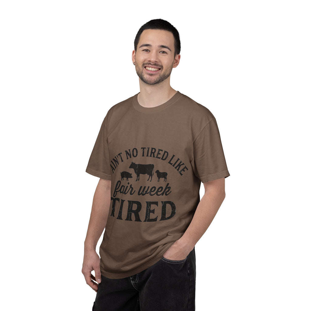 Ain't No Tired Like Fair Week Tired Shirt, Funny Livestock Show Tee, County Fair Mom Shirt, 4H Gift