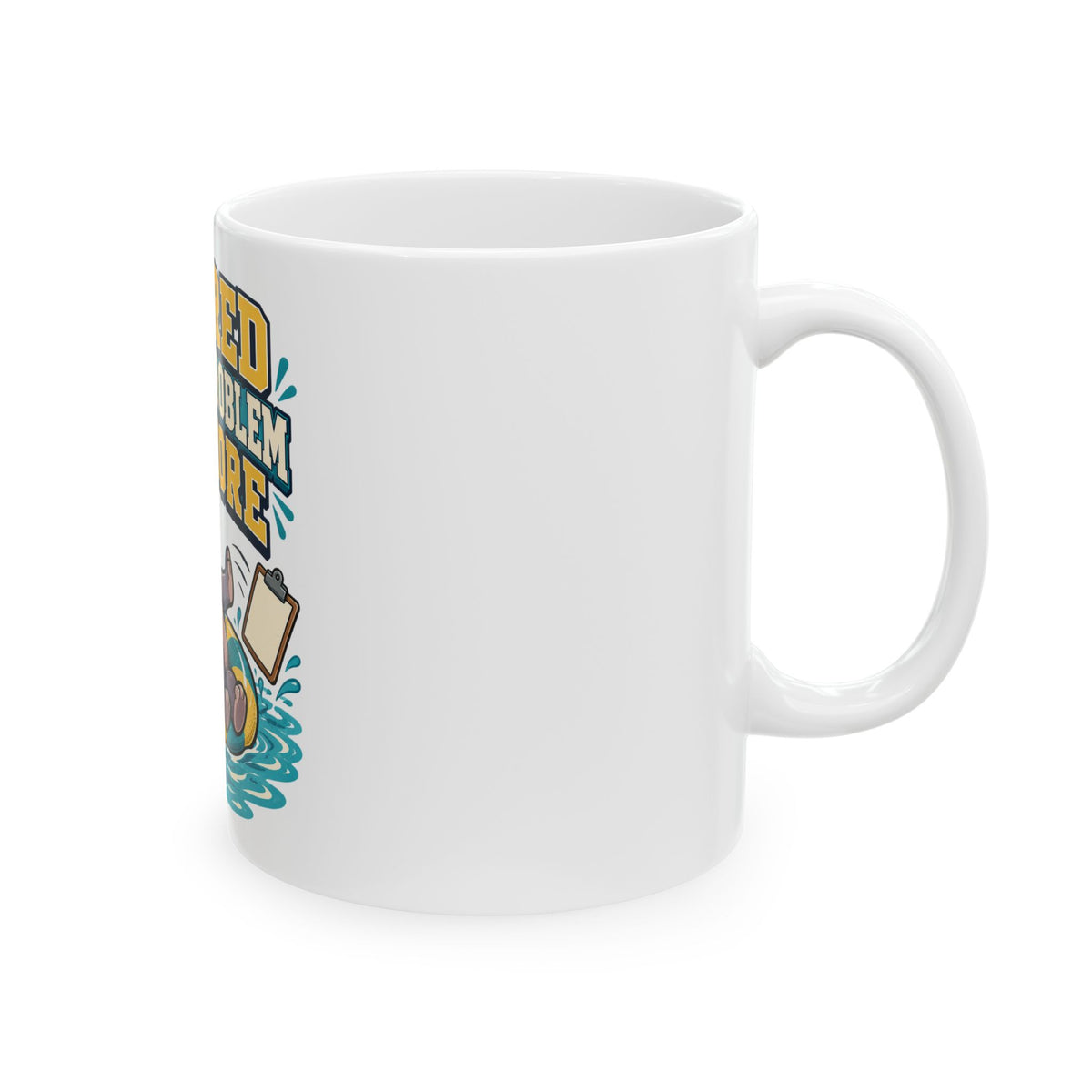 Retired Not My Problem Anymore Mug, Funny Retirement Gift for Coworker, Retired Christmas Gift, Coffee Mug 11oz 15oz