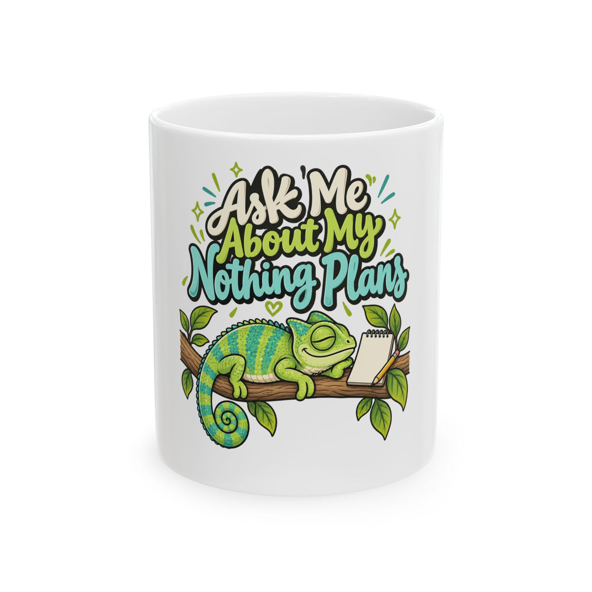 Ask Me About My Nothing Plans Mug, Funny Retirement Gift for Coworker, Retired Christmas Gift, Coffee Mug 11oz 15oz