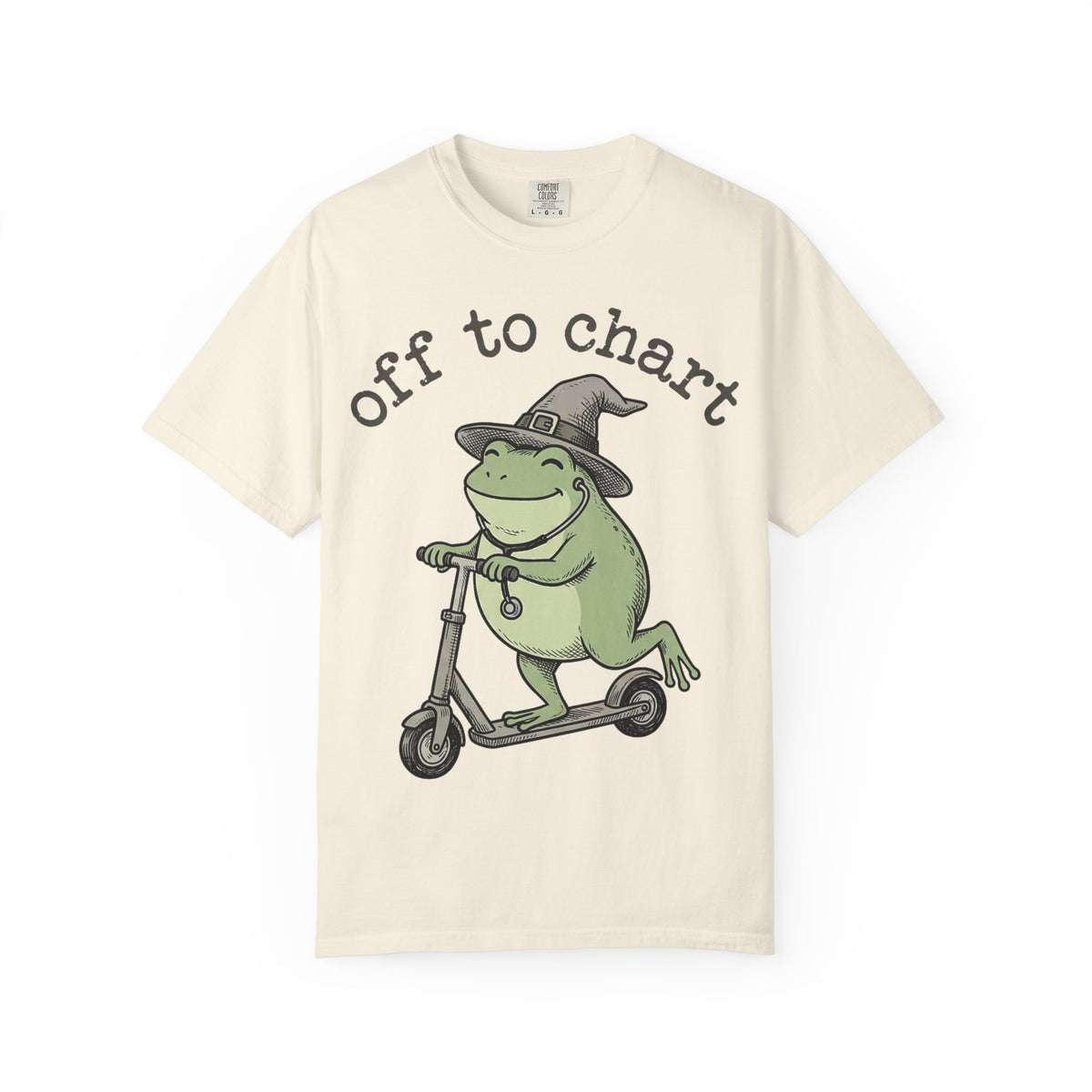 Off To Chart Shirt, Funny Witch Frog Nurse Tee, Charting Nurse Scooter Shirt, RN Gift