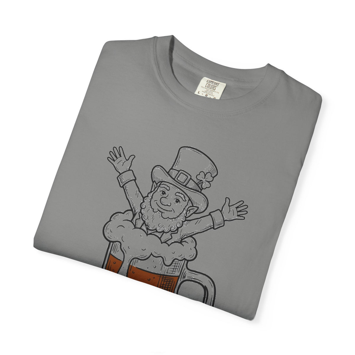 Drinks Well With Others Shirt, Funny Leprechaun Beer Tee, St Patricks Day Pub Shirt, Irish Gift