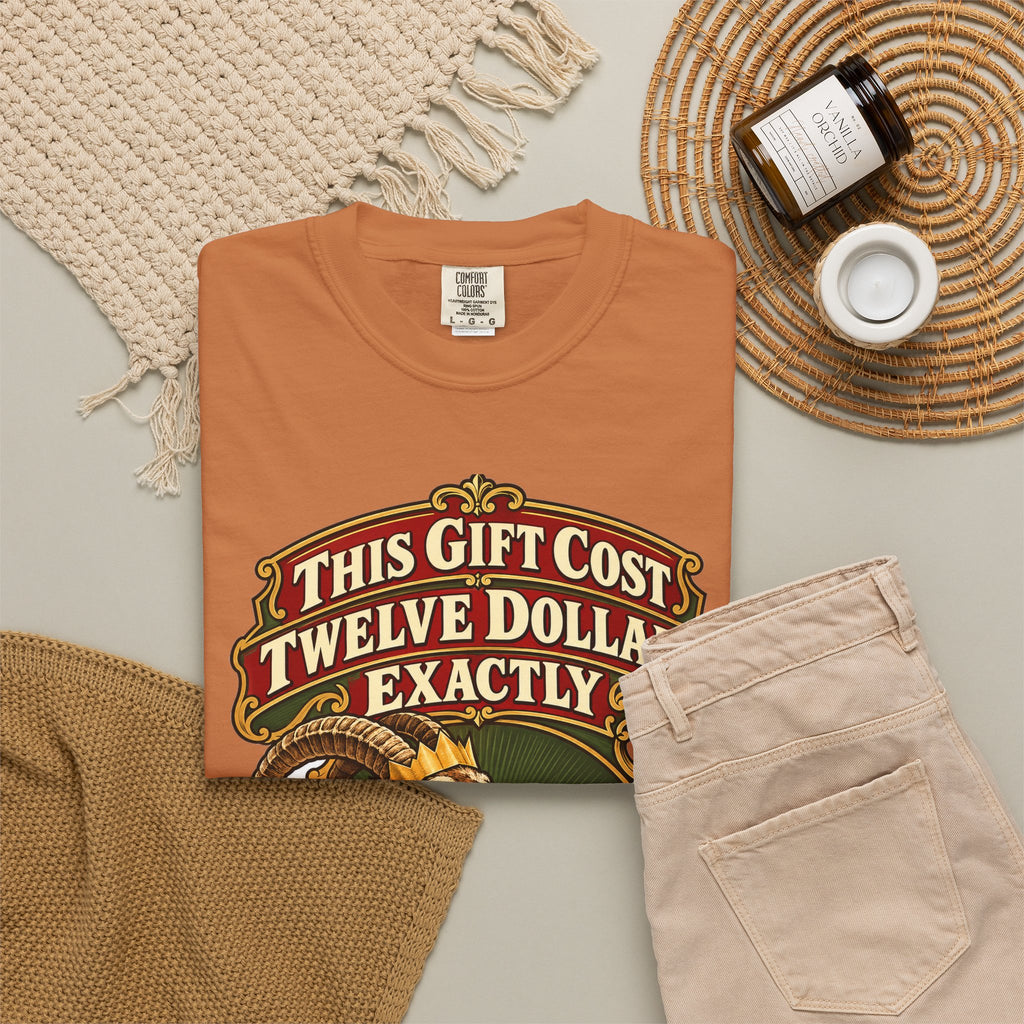 White Elephant Gift This Gift Cost Twelve Dollars Exactly Shirt, Funny Gift Exchange Gift, Christmas Gift, Funny Shirt