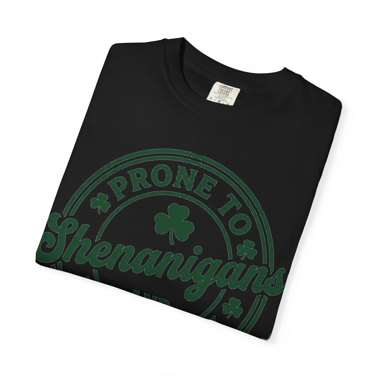 Prone To Shenanigans And Malarkey Bold Shirt, Irish Stamp Badge Tee, Funny St Patricks Shirt, Irish Gift