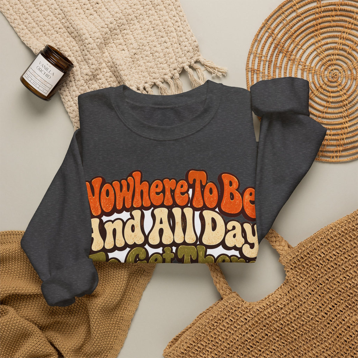 Funny Retirement Sweatshirt Nowhere To Be And All Day To Get There Snail Sweatshirt, Retirement Gift, Sweatshirt