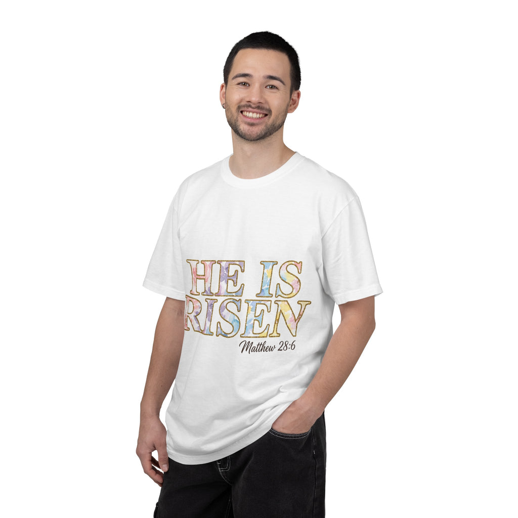 He Is Risen Shirt, Matthew 28:6 Easter Tee, Watercolor Christian Easter Shirt, Faith Gift