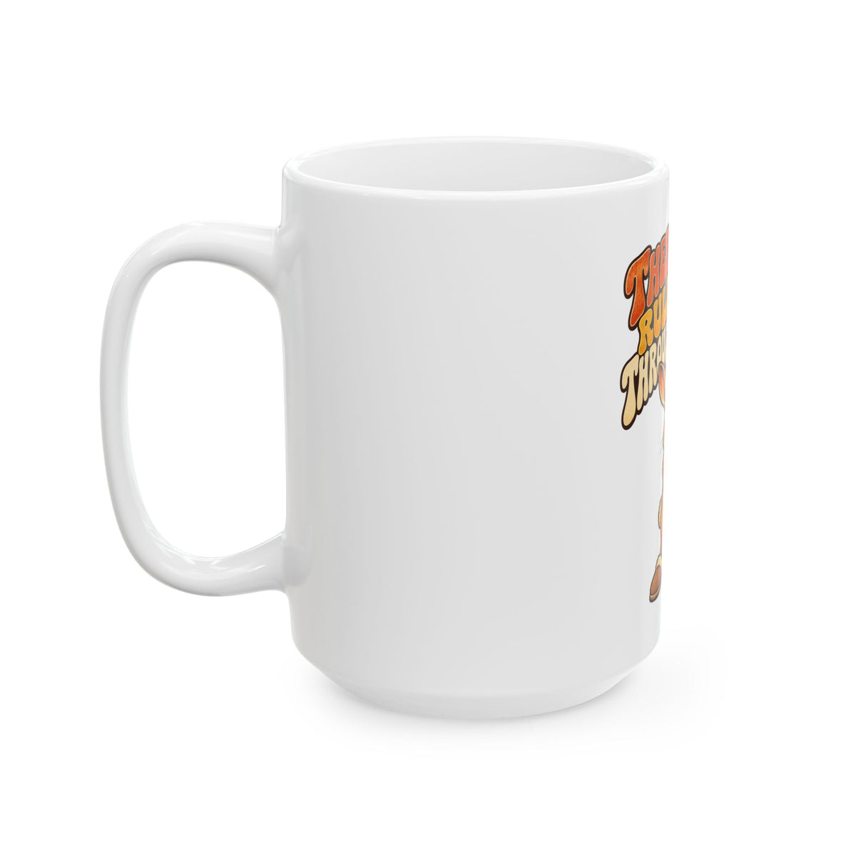 Thermostat Rules Apply Through December Mug, Funny Dad Christmas Gift, Secret Santa Stocking Stuffer, 11oz 15oz Coffee Mug