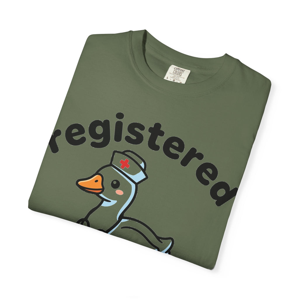 Registered Silly Goose Blushing Shirt, Cute Nurse Goose Tee, Funny RN Shirt, Nurse Week Gift