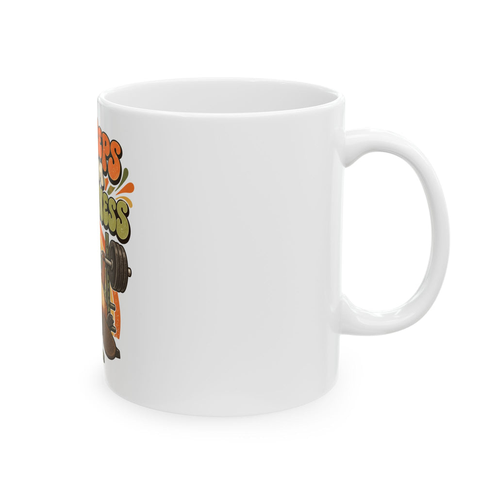 Two Reps From Greatness Mug, Funny Gym Lover Gift for Him Her, Workout Christmas Gift, Coffee Mug 11oz 15oz