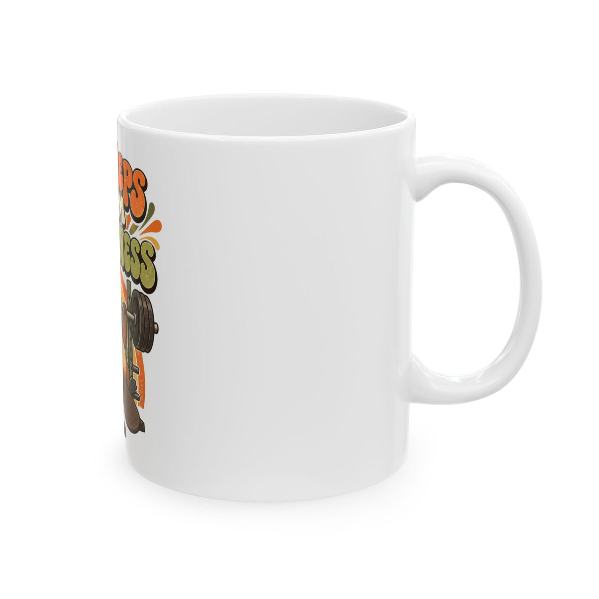 Two Reps From Greatness Mug, Funny Gym Lover Gift for Him Her, Workout Christmas Gift, Coffee Mug 11oz 15oz