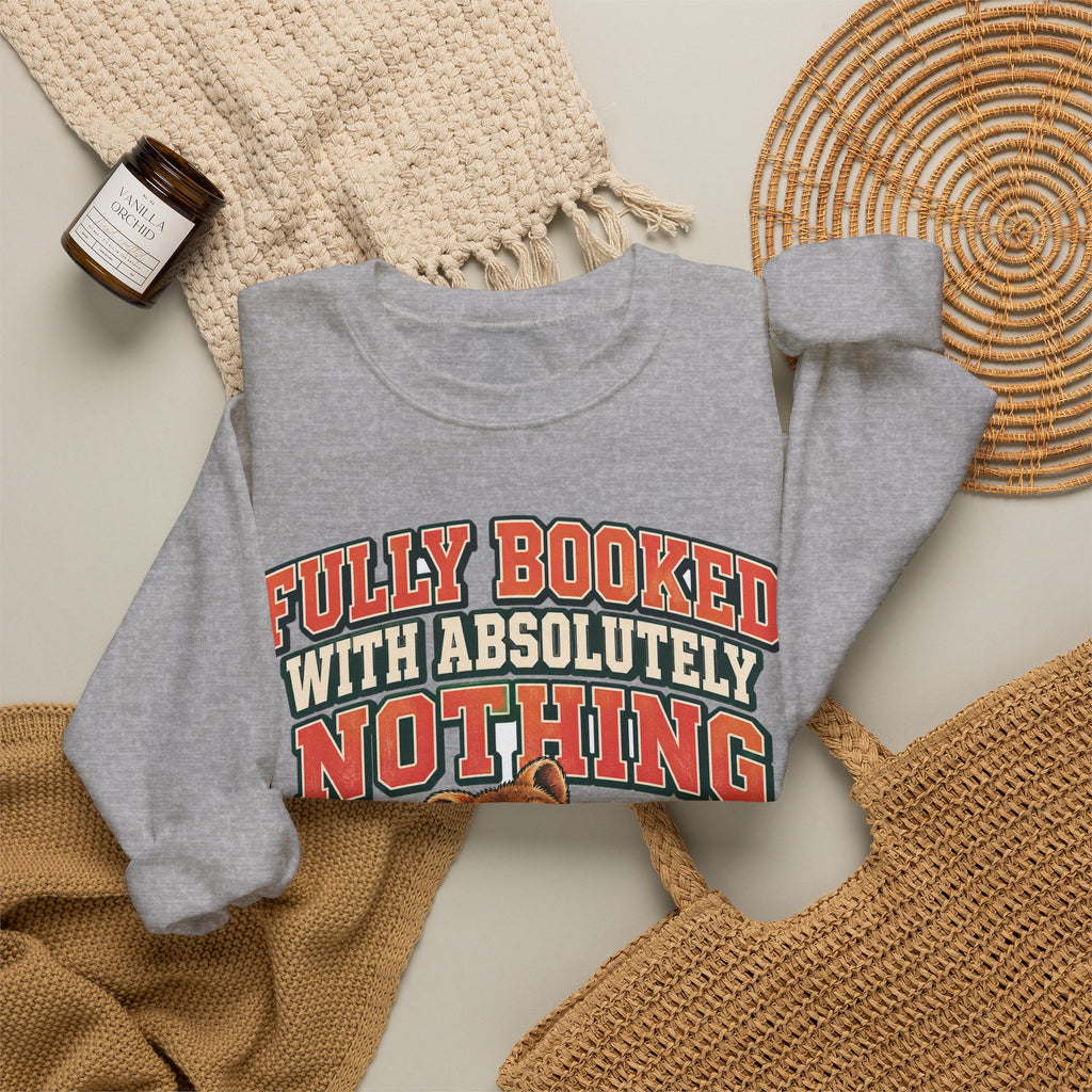 Funny Retirement Sweatshirt Fully Booked With Absolutely Nothing Quokka Sweatshirt, Retirement Gift, Sweatshirt