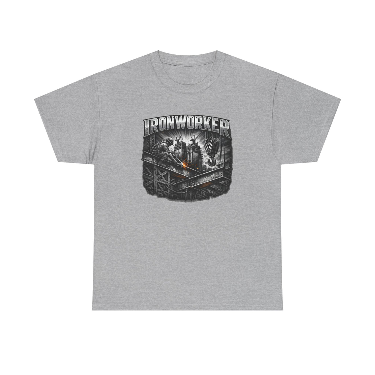 Ironworker Shirt, Steel Worker Graphic Tee, Construction Crew Gift
