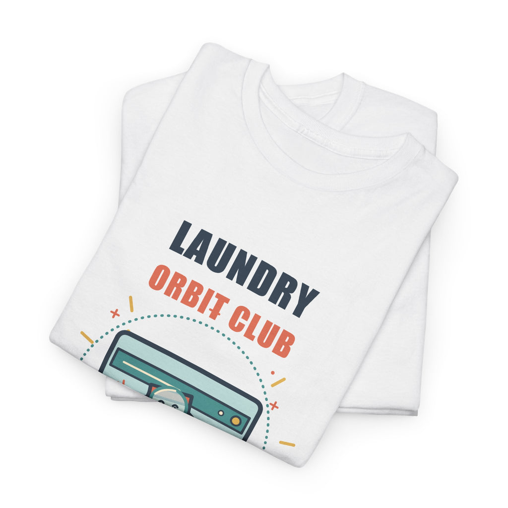 Laundry Orbit Club Tee — Lost in the Spin Cycle