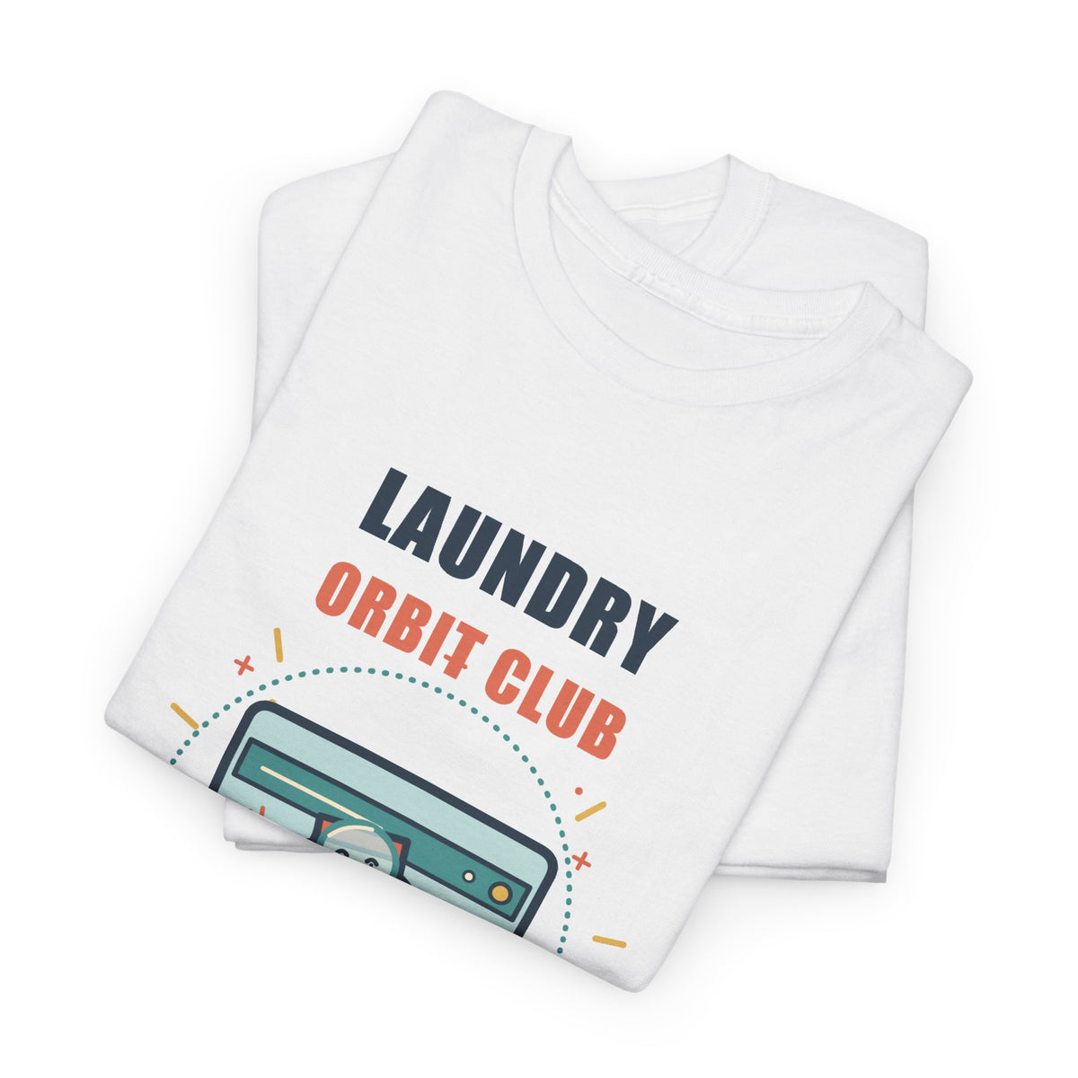 Laundry Orbit Club Tee — Lost in the Spin Cycle
