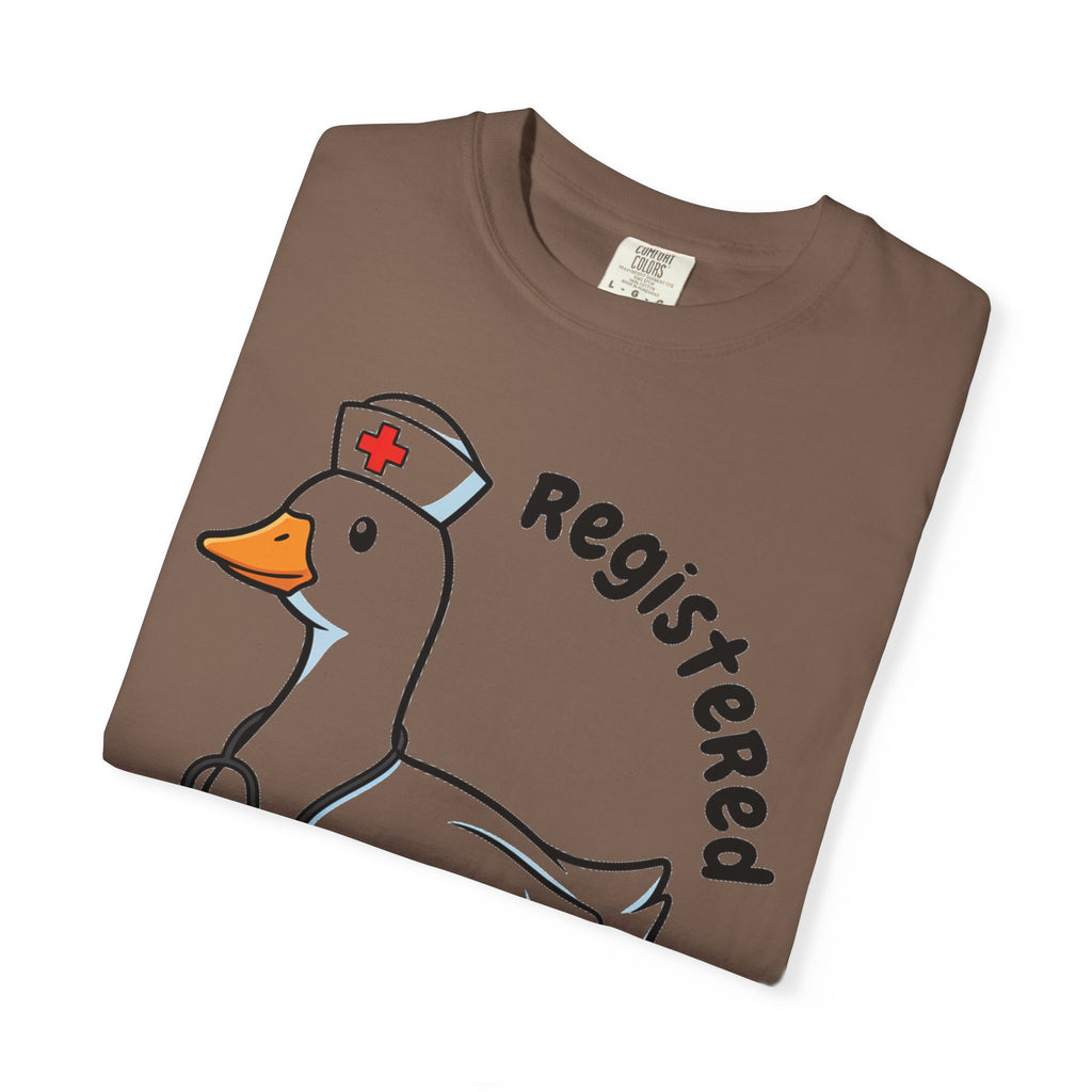 Registered Silly Goose Curved Shirt, Nurse Goose Stethoscope Tee, Funny Nurse Shirt, RN Gift