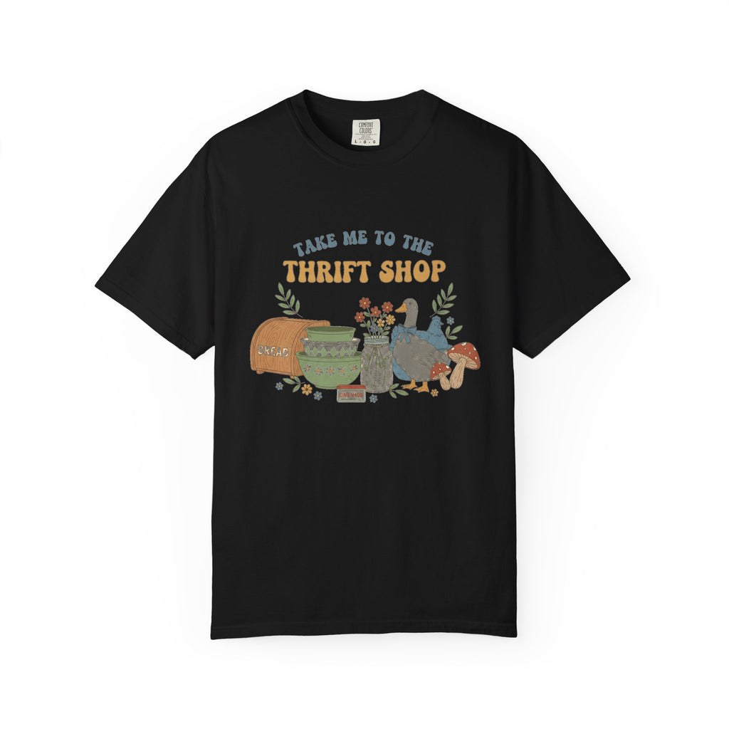 Take Me To The Thrift Shop Tall Shirt, Thrifted Treasures Still Life Tee, Vintage Lover Shirt, Thrifting Gift